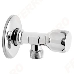 Robinet coltar cu ventil 1/2"x3/8", crom
