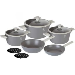 BERLINGER HAUS BH/7061NN Set vase 10 cu părţi Gri