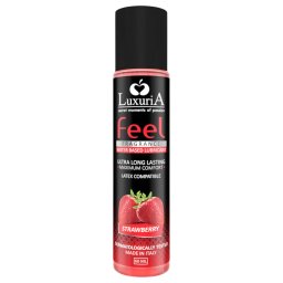 LuxuriA Feel - lubrifiant pe bază de apă - aromă de căpșuni - 60ml