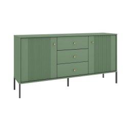Comodă LUE verde/negru