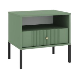 Noptieră LUE, verde/negru