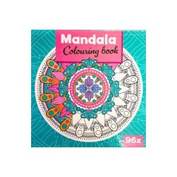 Mandala de colorat. Verde