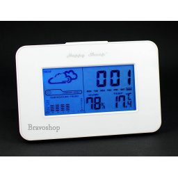 Ceas led cu statie meteo, alarma si calendar Happy Sheep E0303W