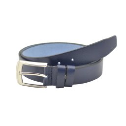 Curea barbati eleganta din piele naturala bleumarin DR237BL