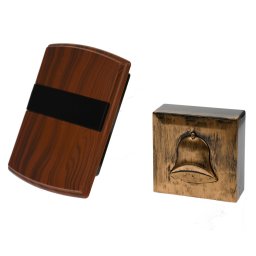 Sonerie pe baterii, buton Wireless 150m, cu lumini si 25 melodii, LUCKARM - 3902LIB