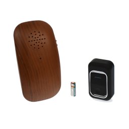 Sonerie pe baterii, buton Wireless 150m cu lumini si 25 melodii, LUCKARM - 3907B