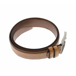 Curea barbati eleganta, din piele naturala, maro brun 3.5 cm - DR002BRUN