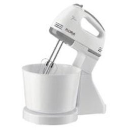 OFERTA! Mixer cu bol floria zln-7577 alb, 7 viteze, bol plastic 2 litri, putere 150w, alb, RZLN7577