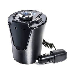 PRODUS RESIGILAT- Modulator FM Bluetooth Auto, MCS Car-Cup, incarcator USB, MP3, microSD, AUX, Handsfree LCD BX6