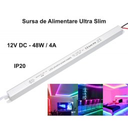 Sursa de Alimentare Ultra Slim 12V-48W / 4A