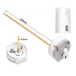 Termostat de Boiler cu Tija Scurta si Protec?ie