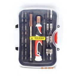 Trusa 19 Piese cu Mini Tubulare si Biti 6096-19