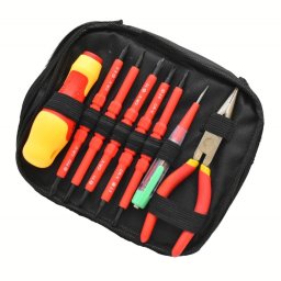 Trusa 12 Unelte de Electrician, Surubelnite si Sfic NO-3035