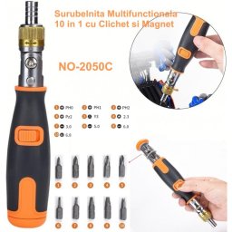 Surubelnita Multifunctionala 10 in 1 cu Clichet, 2050A