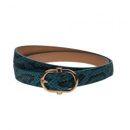 Curea dama, casual-eleganta, din piele ecologica, latime 1.8 cm, albastru - CKD022