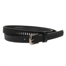 Curea dama, casual-eleganta, din piele ecologica, latime 1.8 cm, negru - CKD035
