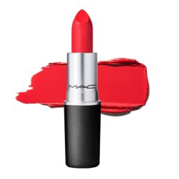 MAC M-A-C Red Satin Lipstick Ruj Tester № 811