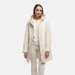 Cream Women's Parka Geox Spherica - Women's
