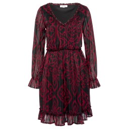 BUFFALO Rochie roșu bordeaux / negru