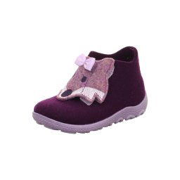 SUPERFIT Papuci de casă 'HAPPY OCTI' ecru / mov vânătă / mauve / roz