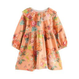Next Rochie galben / verde / portocaliu / roșu