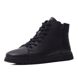 Ghete dama din piele naturala, Dogati 23661, negru
