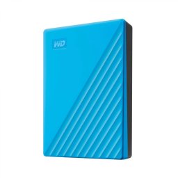 HDD extern WD 4 TB, My Passport, 2.5 inch, USB 3.2, albastru, WDBPKJ0040BBL-WESN (timbru verde 0.8 lei)