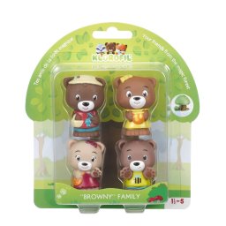 Familia de ursuleti browny - pawpaw family - set figurine joc de rol