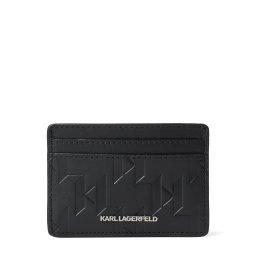 Karl Lagerfeld Portofel negru / argintiu