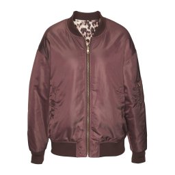 BUFFALO Geacă de primăvară-toamnă bej / castaniu / brocart / negru