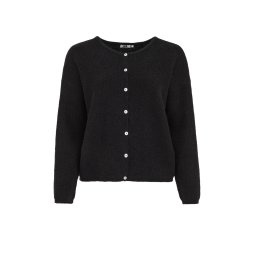 WE Fashion Geacă tricotată negru