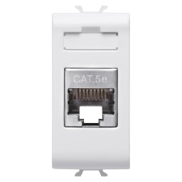 Priza FTP CAT 5E 1M Gewiss Chorus alb GW10422