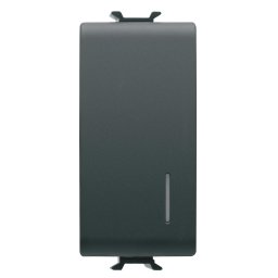 Intrerupator simplu cu led 1M Gewiss Chorus negru GW12002