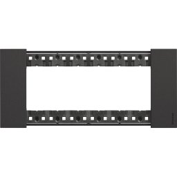 Rama ornament 6M Living Now Bticino negru KA4806KG