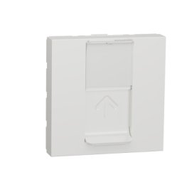 Priza RJ45 CAT6 UTP 2M Schneider Noua Unica alb NU341518