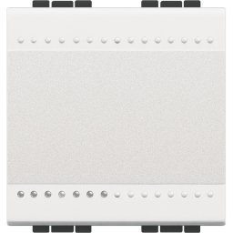 Intrerupator cu revenire Living Light Bticino basculant 2M alb N4005M2N