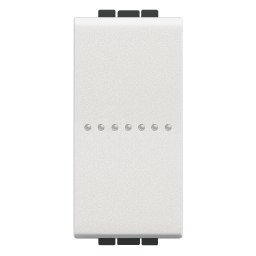 Intrerupator AXIAL simplu Living Light Bticino 1M alb N4051A