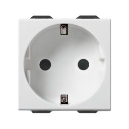 Priza schuko standard german 2M Vimar Neve alb 09208