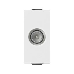 Priza TV de trecere tata 1M Vimar Neve alb 09300.10