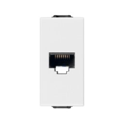 Priza internet RJ45 UTP CAT5 1M Vimar Neve alb 09338.9