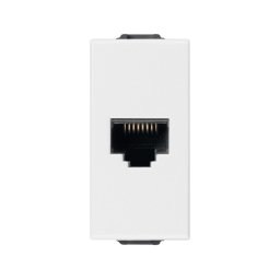 Priza internet RJ45 UTP CAT6 1M Vimar Neve alb 09339.6