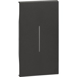 Tasta intrerupator 2M Living Now Bticino negru KG01M2