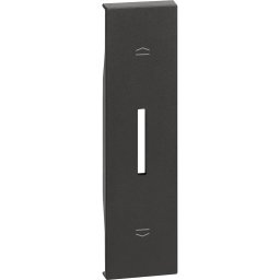 Placa intrerupator inversor 1M Living Now Bticino negru KG06