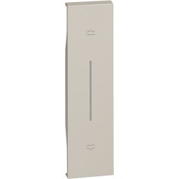 Placa intrerupator jaluzele rulouri electrice 1M Living Now Bticino nisip KM05