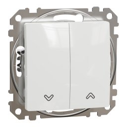 Intrerupator jaluzele blocaj electric Schneider Sedna alb SDD111104