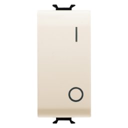 Intrerupator simplu simbol 0 1 1M Gewiss Chorus Ivory GW11004