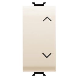 Intrerupator jaluzele 1M Gewiss Chorus Ivory GW11140