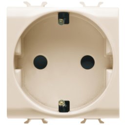 Priza schuko standard german 2M Gewiss Chorus Ivory GW11241