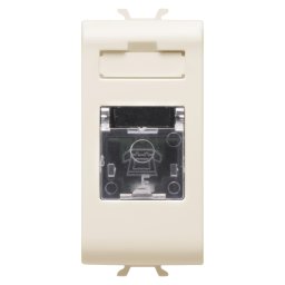 Priza Telefon RJ11 1M Gewiss Chorus Ivory GW11401