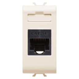 Priza UTP CAT 5E 1M Gewiss Chorus Ivory GW11421
